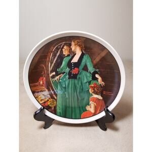 Grandma's Courting Dress Wall Decor Plate Mother's Day 1984 Fine China 8 1/2"